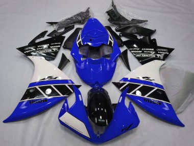 Carena Moto Yamaha R1 2012-2014 - Bianco Blu Nero Lucido Economici