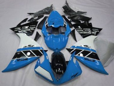 Carena Moto Yamaha R1 2012-2014 - Blu Bianco Nero Lucido Economici