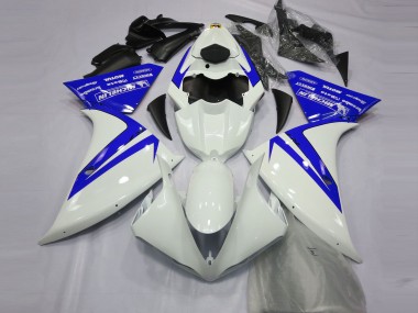 Carena Moto Yamaha R1 2012-2014 - Bianco Blu Economici