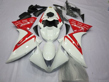 Carena Moto Yamaha R1 2012-2014 - Bianco Rosso Economici