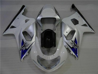 Carene Moto Suzuki GSXR 600/750 2001-2003 - Bianco Argento Blu Nero Economici