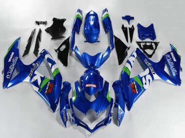 Carene Moto Suzuki GSXR 600/750 2008-2010 - Blu Bianco Verde Nero Economici