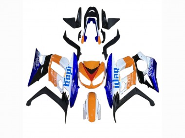 Carena Moto Kawasaki Z1000SX 2010-2016 - Arancia Bianco Blu Nero Economici