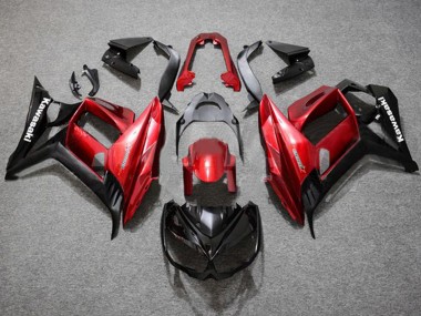 Carena Moto Kawasaki Z1000SX 2010-2016 - Rosso Nero Lucido Economici