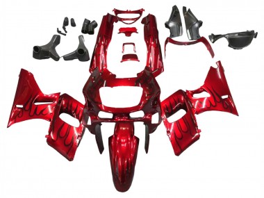 Carena Moto Kawasaki ZZR600 1998-2003 - Rosso Nero Fiamma Economici