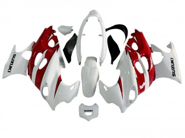 Carena Moto Suzuki GSX600F/GSX750F 2004-2006 - Bianco Rosso Economici