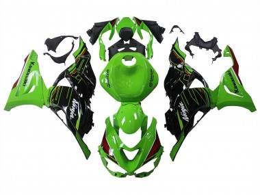 Carena Moto Kawasaki ZX6R 2023-2025 - Verde Nero Economici