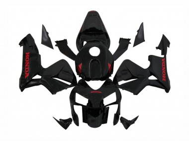 Carena Moto Honda CBR600RR 2003-2004 - Nero Lucido Rosso Decals Economici