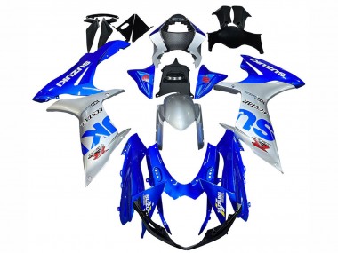Carena Moto Suzuki GSXR 600 / GSXR 750 2011-2024 - Blu Argento Ecstar Economici