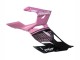 Carena Moto Kawasaki Ninja 400 2018-2024 - Rosa Nero Opaco Honeycomb