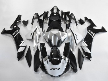 Carena Moto Yamaha YZF 1000 R1 2020-2025 - Argento Bianco Nero Lucido Economici
