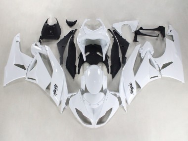 Carena Moto Kawasaki ZX6R 2009-2012 - Bianco Nero Ninja Economici