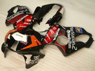 Carena Moto Honda CBR600 F4 1999-2000 - Nero Lucido Rosso Bianco PlayStation 2 Economici