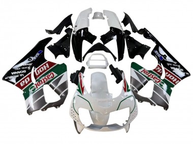 Carena Moto Honda CBR900RR 893 1996-1997 - Bianco Verde Grigio Nero Lucido Castrol Economici