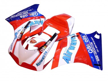 Carena Moto Ducati 748/916/996/998 1993-2005 - Bianco Rosso Blu Air Waves Economici
