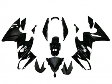 Carene Moto Kawasaki EX650 2009-2011 - Nero Lucido Bianco Decal Economici