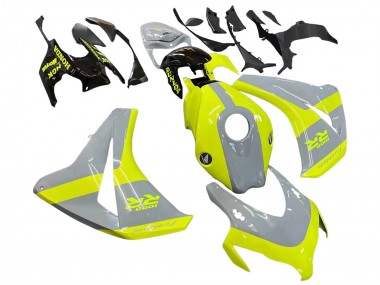 Carena Moto Honda CBR1000RR 2008-2011 - Nardo Grigio Fluorescent Verde Economici