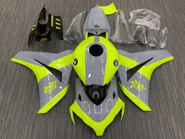 Carena Moto Honda CBR1000RR 2008-2011 - Nardo Grigio Fluorescent Verde Economici