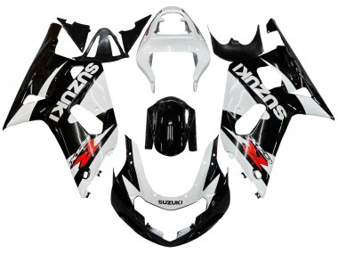 Carena Moto Suzuki GSXR 600 / GSXR 750 2001-2003 - Bianco Nero Lucido Rosso Economici