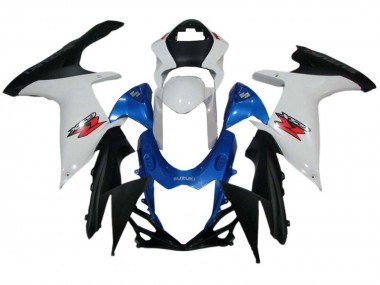 Carena Moto Suzuki GSXR 600 / GSXR 750 2011-2024 - Bianco Blu Nero Economici