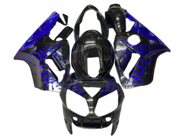 Carena Moto Kawasaki ZX12R 2000-2001 - Nero Lucido Blu Fiamma Economici