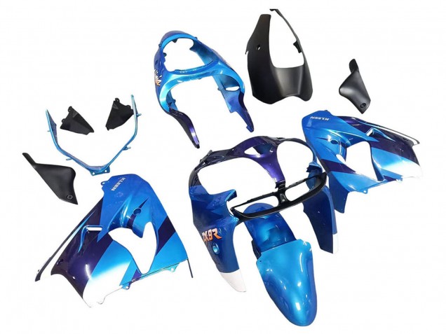 Carena Moto Kawasaki ZX9R 2000-2001 - Blu Nero