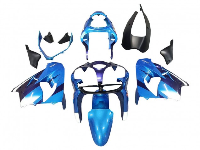 Carena Moto Kawasaki ZX9R 2000-2001 - Blu Nero