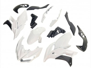 Carena Moto Kawasaki Versys 650 2015-2021 - Bianco Nero Opaco Economici