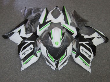 Carena Moto Kawasaki Ninja 400 2018-2024 - Bianco Verde Nero Trick Star Economici