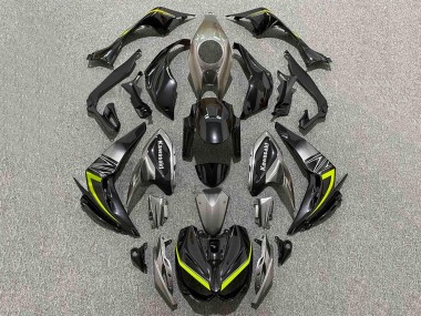 Carena Moto Kawasaki Z1000 2014-2019 - Nero Grigio Giallo Economici