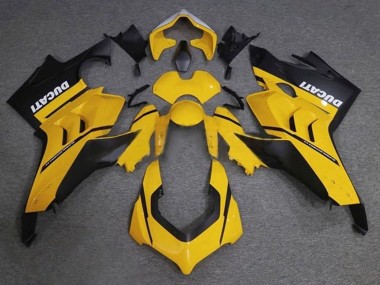 Carena Moto Ducati Panigale V4 V4S 2020-2021 - Giallo Bianco Nero Opaco Economici