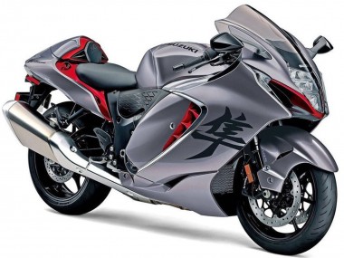 Carene Moto Suzuki GSXR 1300 Hayabusa 2021-2025 - Grigio Opaco Rosso Opaco Economici