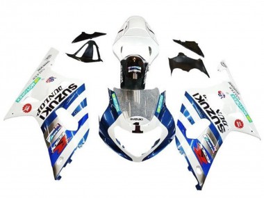 Carena Moto Suzuki GSXR 600 / GSXR 750 2001-2003 - Bianco Blu Banda Rosso Nero Economici