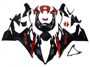 Carena Moto Triumph Daytona 675 Triple 2013-2016 - Nero Lucido Rosso Ride or Die Economici