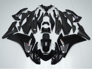Carene Moto Honda CBR250RR 2011-2015 - Nero Lucido Nero Opaco Economici