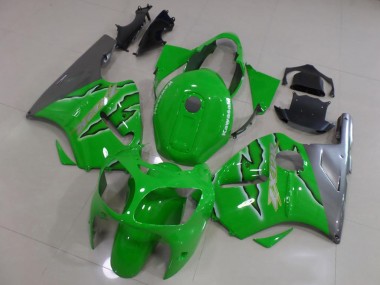 Carene Moto Kawasaki ZX12R 2000-2001 - Verde Argento Economici