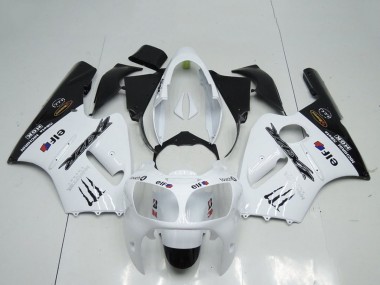 Carene Moto Kawasaki ZX12R 2000-2001 - Bianco Nero Elf Mostro Economici