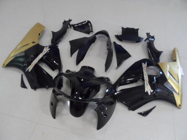 Kit Carena Moto Kawasaki ZX12R 2002-2006 - Nero Lucido Oro Economici