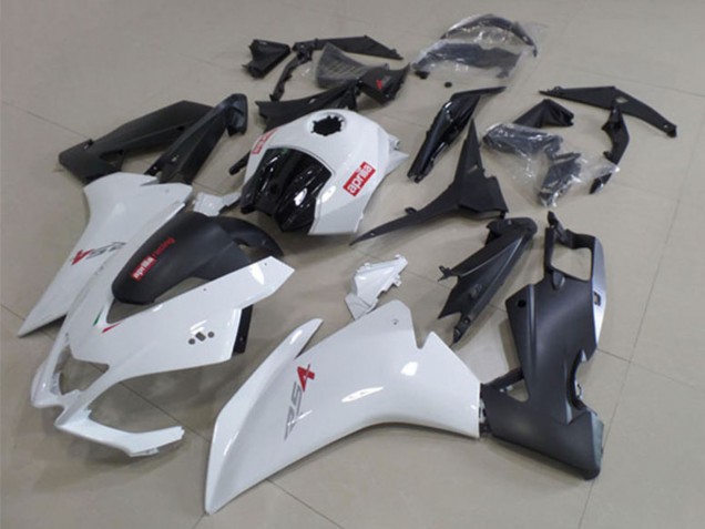 Carene Moto Aprilia RS4 50 125 2012-2018 - Bianco Nero Opaco