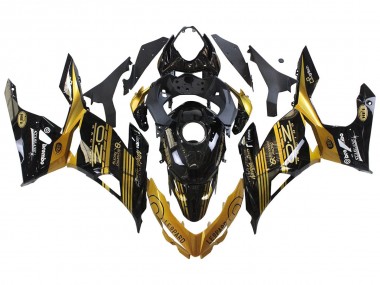 Carena Moto Kawasaki EX400 2018-2024 - Oro Nero Lucido Economici