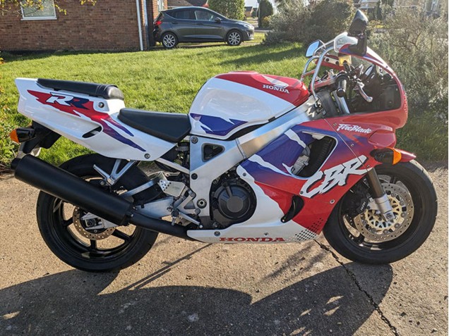 Carena Moto Honda CBR900RR 893 1994-1995 - Rosso Blu Bianco
