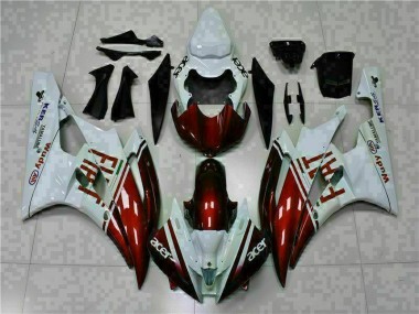 Marrone Bianco Carene Moto Yamaha R6 2006-2007