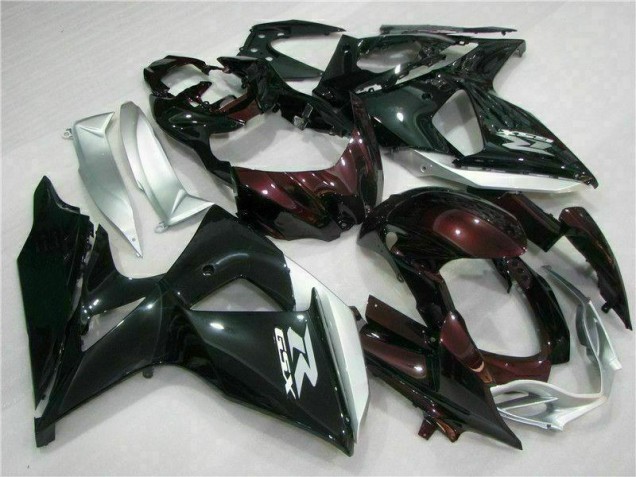 Marrone Nero Kit Completo Carenatura Moto ABS Suzuki GSXR 1000 K9 2009-2016 Marrone Nero Kit Completo Carenatura Moto ABS Suzuki GSXR 1000 K9 2009-2016