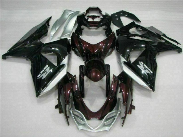 Marrone Nero Kit Completo Carenatura Moto ABS Suzuki GSXR 1000 K9 2009-2016 Marrone Nero Kit Completo Carenatura Moto ABS Suzuki GSXR 1000 K9 2009-2016