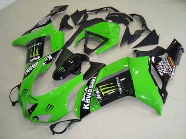 Monster Verde Carene Moto Kawasaki ZX6R 2007-2008
