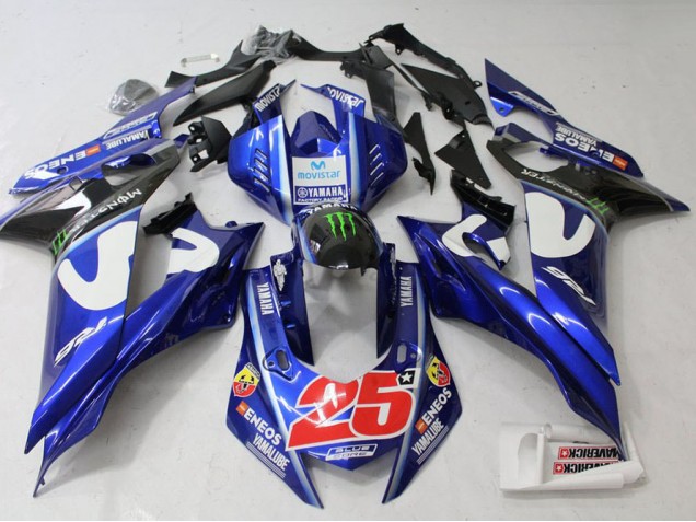 Movistar Carene Moto Yamaha R6 2017-2023
