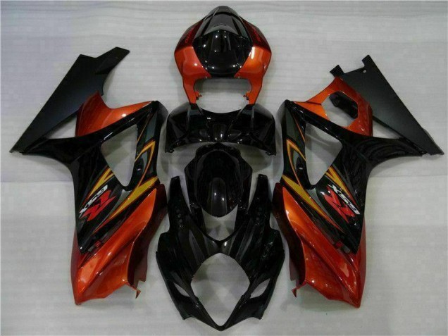 Nero ABS Kit Carenatura Moto Suzuki GSXR 1000 K7 2007-2008 Nero ABS Kit Carenatura Moto Suzuki GSXR 1000 K7 2007-2008