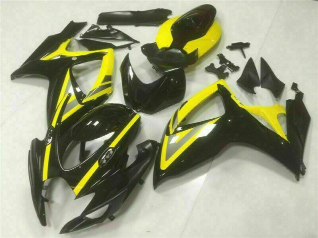 Nero ABS Kit Carenatura Moto Suzuki GSXR 600 / 750 K6 2006-2007 Nero ABS Kit Carenatura Moto Suzuki GSXR 600 / 750 K6 2006-2007