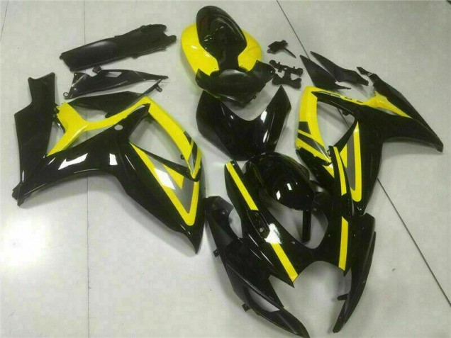 Nero ABS Kit Carenatura Moto Suzuki GSXR 600 / 750 K6 2006-2007 Nero ABS Kit Carenatura Moto Suzuki GSXR 600 / 750 K6 2006-2007