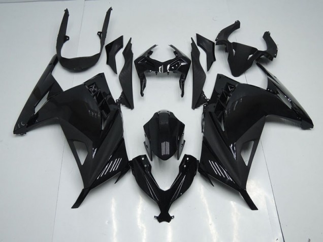 Nero ABS Moto Plastica & Moto Carena Kawasaki ZX 300R 2013-2016 Nero ABS Moto Plastica & Moto Carena Kawasaki ZX 300R 2013-2016